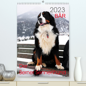 BÄR – Der Berner Sennenhund (Premium, hochwertiger DIN A2 Wandkalender 2023, Kunstdruck in Hochglanz) von Brenner,  Sonja