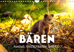 Bären – Pandas, Grizzlybären und Co. (Wandkalender 2023 DIN A4 quer) von SF