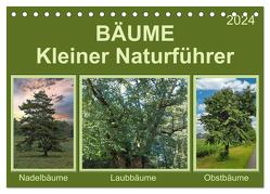 Bäume Kleiner Naturführer (Tischkalender 2024 DIN A5 quer), CALVENDO Monatskalender von Kleemann,  Claudia