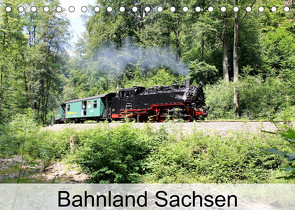 Bahnland Sachsen (Tischkalender 2023 DIN A5 quer) von Bujara,  André