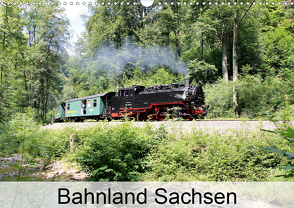 Bahnland Sachsen (Wandkalender 2021 DIN A3 quer) von Bujara,  André