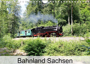 Bahnland Sachsen (Wandkalender 2023 DIN A4 quer) von Bujara,  André