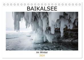 Baikalsee im Winter (Tischkalender 2024 DIN A5 quer), CALVENDO Monatskalender von Bernhard,  Anne-Barbara