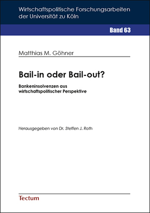 Bail-in oder Bail-out? von Göhner,  Matthias M.