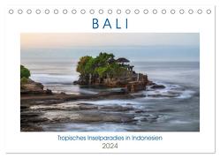 Bali, tropisches Inselparadies in Indonesien (Tischkalender 2024 DIN A5 quer), CALVENDO Monatskalender von Kruse,  Joana