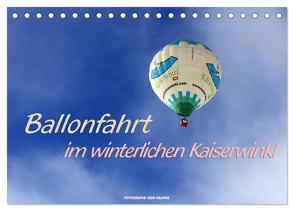 Ballonfahrt im winterlichen Kaiserwinkl (Tischkalender 2024 DIN A5 quer), CALVENDO Monatskalender von Haafke,  Udo