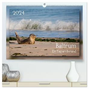 Baltrum – Ein Tag am Strand (hochwertiger Premium Wandkalender 2024 DIN A2 quer), Kunstdruck in Hochglanz von Heizmann bildkunschd,  Thomas