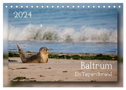 Baltrum – Ein Tag am Strand (Tischkalender 2024 DIN A5 quer), CALVENDO Monatskalender von Heizmann bildkunschd,  Thomas