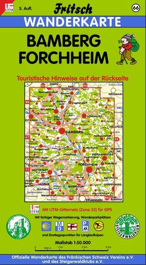 Bamberg – Forchheim von Fritsch Landkartenverlag