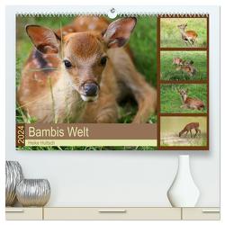 Bambis Welt (hochwertiger Premium Wandkalender 2024 DIN A2 quer), Kunstdruck in Hochglanz von Hultsch,  Heike