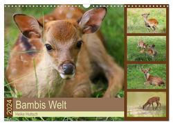Bambis Welt (Wandkalender 2024 DIN A3 quer), CALVENDO Monatskalender von Hultsch,  Heike