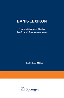 Bank-Lexikon von Mueller,  Gerhard