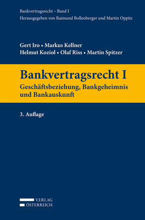 Bankvertragsrecht I von Bollenberger,  Gabriele, Oppitz,  Martin