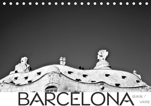 BARCELONA [black/white] (Tischkalender 2021 DIN A5 quer) von photography [Daniel Slusarcik],  D.S