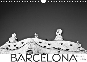 BARCELONA [black/white] (Wandkalender 2022 DIN A4 quer) von photography [Daniel Slusarcik],  D.S
