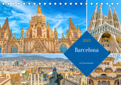 Barcelona – ein Traumreiseziel (Tischkalender 2023 DIN A5 quer) von Schwarze,  Nina
