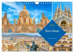 Barcelona – ein Traumreiseziel (Wandkalender 2024 DIN A4 quer), CALVENDO Monatskalender von Schwarze,  Nina