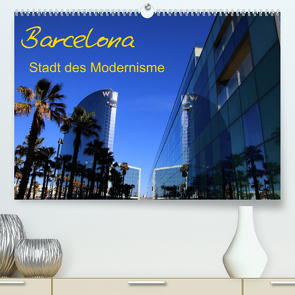 Barcelona – Stadt des Modernisme (Premium, hochwertiger DIN A2 Wandkalender 2022, Kunstdruck in Hochglanz) von Frank,  Matthias