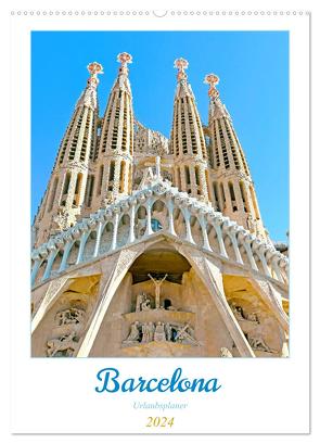 Barcelona – Urlaubsplaner (Wandkalender 2024 DIN A2 hoch), CALVENDO Monatskalender von Schwarze,  Nina