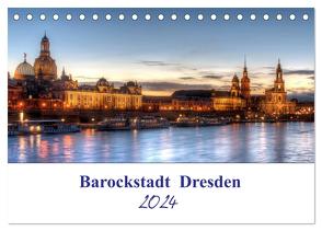 Barockstadt Dresden (Tischkalender 2024 DIN A5 quer), CALVENDO Monatskalender von Gierok / Magic Artist Design,  Steffen