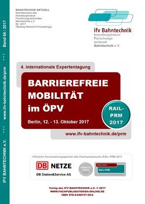 Barrierefreie Mobilität im ÖPV 2017 von Schulz,  Eckhard