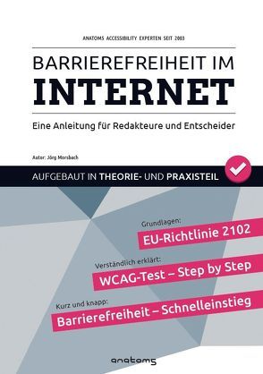 Barrierefreiheit im Internet … (Barrierefreies Internet / Barrierefreies Webdesign) von Morsbach,  Jörg