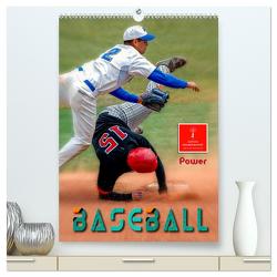 Baseball Power (hochwertiger Premium Wandkalender 2024 DIN A2 hoch), Kunstdruck in Hochglanz von Roder,  Peter