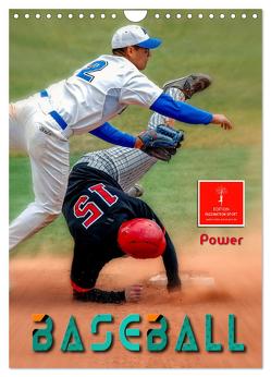 Baseball Power (Wandkalender 2024 DIN A4 hoch), CALVENDO Monatskalender von Roder,  Peter