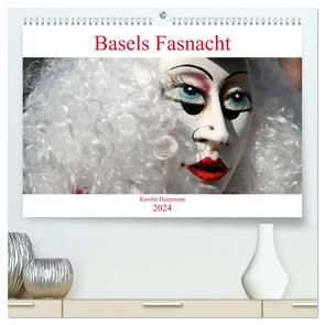 Basels Fasnacht (hochwertiger Premium Wandkalender 2024 DIN A2 quer), Kunstdruck in Hochglanz von Heepmann,  Karolin