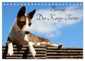 Basenji, der Kongo-Terrier (Tischkalender 2024 DIN A5 quer), CALVENDO Monatskalender von Wobst,  Petra
