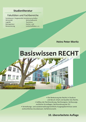Basiswissen Recht von Moritz,  Heinz Peter