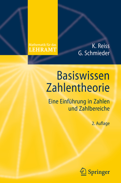 Basiswissen Zahlentheorie von Reiss,  Kristina, Schmieder,  Gerald