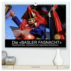 BASLER FASNACHT – Faszinierendes, schweizerisch regionales Brauchtum. (hochwertiger Premium Wandkalender 2024 DIN A2 quer), Kunstdruck in Hochglanz von H. Wisselaar,  Marc