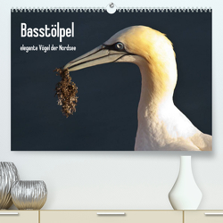 Basstölpel (Premium, hochwertiger DIN A2 Wandkalender 2023, Kunstdruck in Hochglanz) von Uppena,  Leon