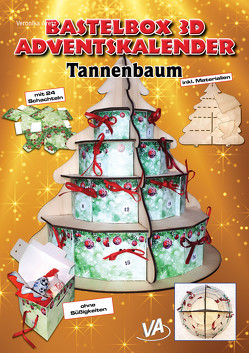 Bastelbox 3D Adventskalender – Tannenbaum, stecken, kleben, fertig! Vorgestanzte Teile. von Aretz,  Veronika