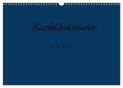 Bastelkalender – Dunkelblau (Wandkalender 2024 DIN A3 quer), CALVENDO Monatskalender von Tobias,  Nina
