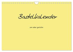 Bastelkalender – Gelb (Wandkalender 2024 DIN A4 quer), CALVENDO Monatskalender von Tobias,  Nina