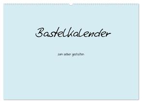 Bastelkalender – hell Blau (Wandkalender 2024 DIN A2 quer), CALVENDO Monatskalender von Tobias,  Nina