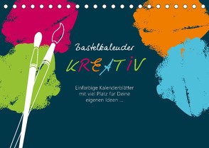 Bastelkalender KREATIV (Tischkalender 2022 DIN A5 quer) von ROTH-Design