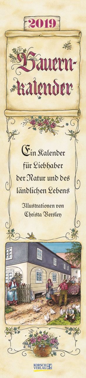 Bauernkalender Langplaner 249819 2019 von Versley,  Christa