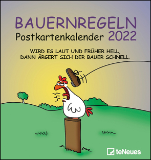 Bauernregeln 2022 – Postkarten-Kalender – Kalender-mit-Postkarten – zum-raustrennen – 16×17 von Holzach,  Alexander