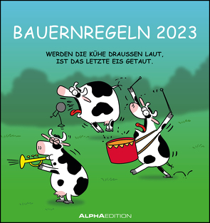 Bauernregeln 2023 – Postkarten-Kalender – Kalender-mit-Postkarten – zum-raustrennen – 16×17 von Holzach,  Alexander
