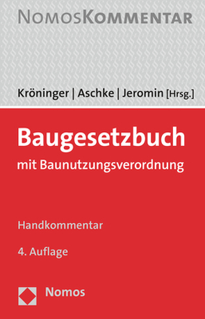 Baugesetzbuch von Aschke,  Manfred, Jeromin,  Curt M., Kröninger,  Holger