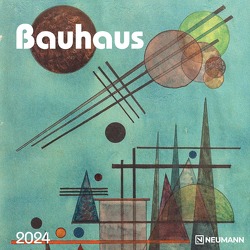 Bauhaus 2024 – Wand-Kalender – Broschüren-Kalender – 30×30 – 30×60 geöffnet – Kunst-Kalender