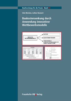 Baukostensenkung durch Anwendung innovativer Wettbewerbsmodelle. von Blecken,  Udo, Boenert,  Lothar