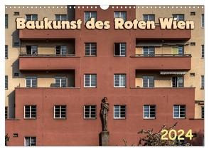 Baukunst des Roten Wien (Wandkalender 2024 DIN A3 quer), CALVENDO Monatskalender von Braun,  Werner