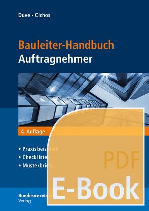 Bauleiter-Handbuch Auftragnehmer von Cichos,  Christopher, Duve,  Helmuth