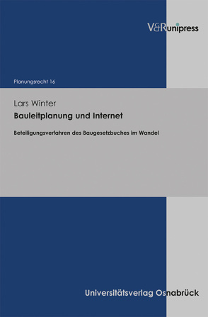 Bauleitplanung und Internet von Stüer,  Bernhard, Winter,  Lars