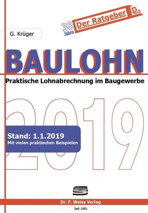 Baulohn 2019 von Krüger,  Günther