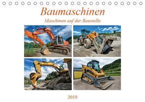 Baumaschinen – Maschinen auf der Baustelle (Tischkalender 2019 DIN A5 quer) von Niederkofler,  Georg